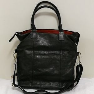 Brand new handmade leather bag by London artist